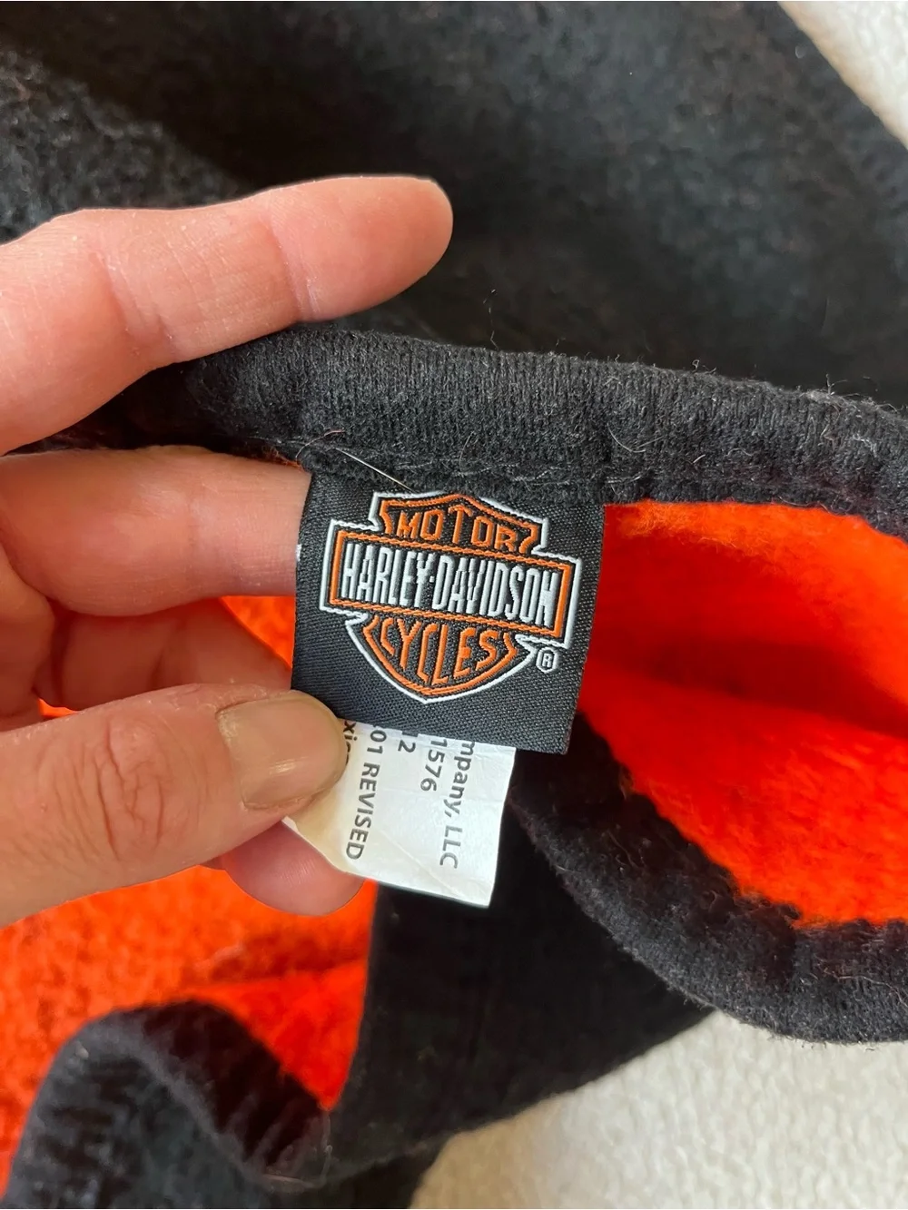 HARLEY DAVIDSON LARGE FLEECE THROW BLANKET